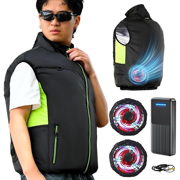 Amazon.co.jp: 46V 空調作業服 ファンバッテリーセット 超高出力 作業